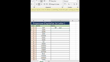How to convert capital letter to small letter in MS Excel #msexceltips #excel #computertips