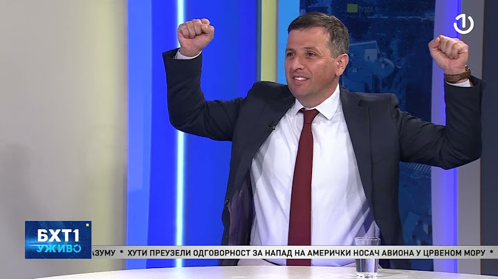 Gost BHT1 Uživo bio je Nebojša Vukanović, poslanik u NSRS (Lista "Za pravdu i red")