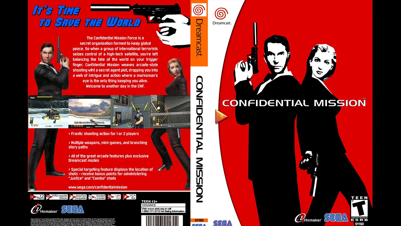 Confidential Mission Confidential Mission Playthrough Dreamcast YouTube