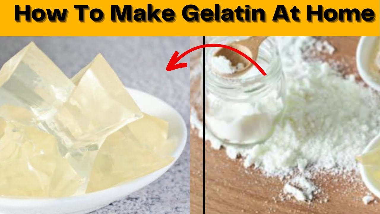 How To Make Gelatin At Home Homemade Gelatin Using Powder YouTube