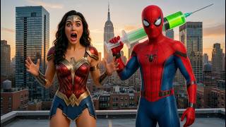 Unexpected Team-Up 💔 A Hilarious Spiderman &amp; Thanos Fight Against Joker and Red Hulk
