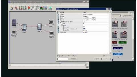 Adding Background Traffic in OpNet