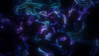 Spirit Wisp Halloween Background Loop 4K Party Visual Blue Purple
