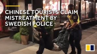 Chinese tourists claim mistreatment by Swedish police