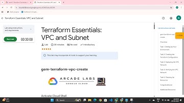 Terraform Essentials: VPC and Subnet || #qwiklabs  #arcadegames