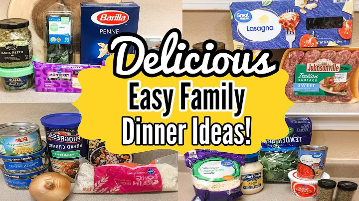 5 Tasty Family Meals! | What's For Dinner? | Julia...