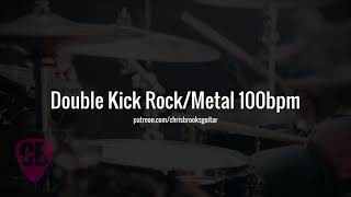 Rock / Metal Double Kick Drum Track 80bpm - 200bpm by Chris Brooks