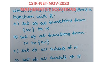 CSIRNET-MATHEMATICS-NOVEMBER-2020-SOLUTIONS