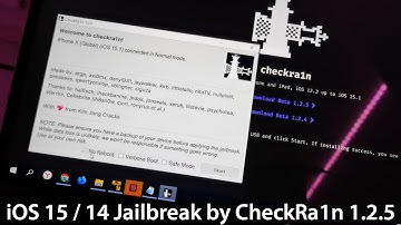 iOS 15.4.1 - 15.5 CheckRa1n (Win / Mac) iOS 15 Working!