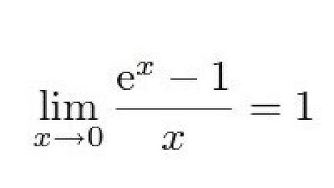 Proof of lim(x→0){eˣ-1)/x=1......