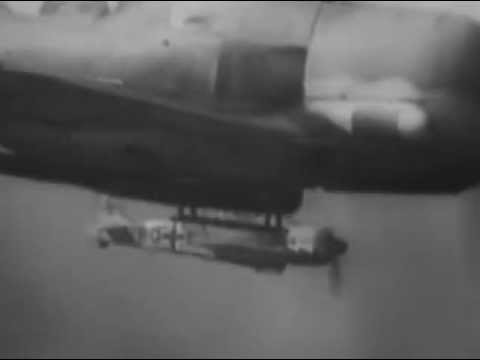 B17 Fortress under attack - Gun camera film