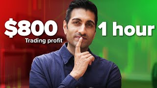 LIVE TRADING  $800 Profits using Orderflow