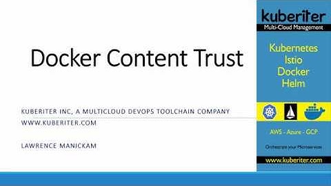 Docker Content Trust - Presentation and Demo