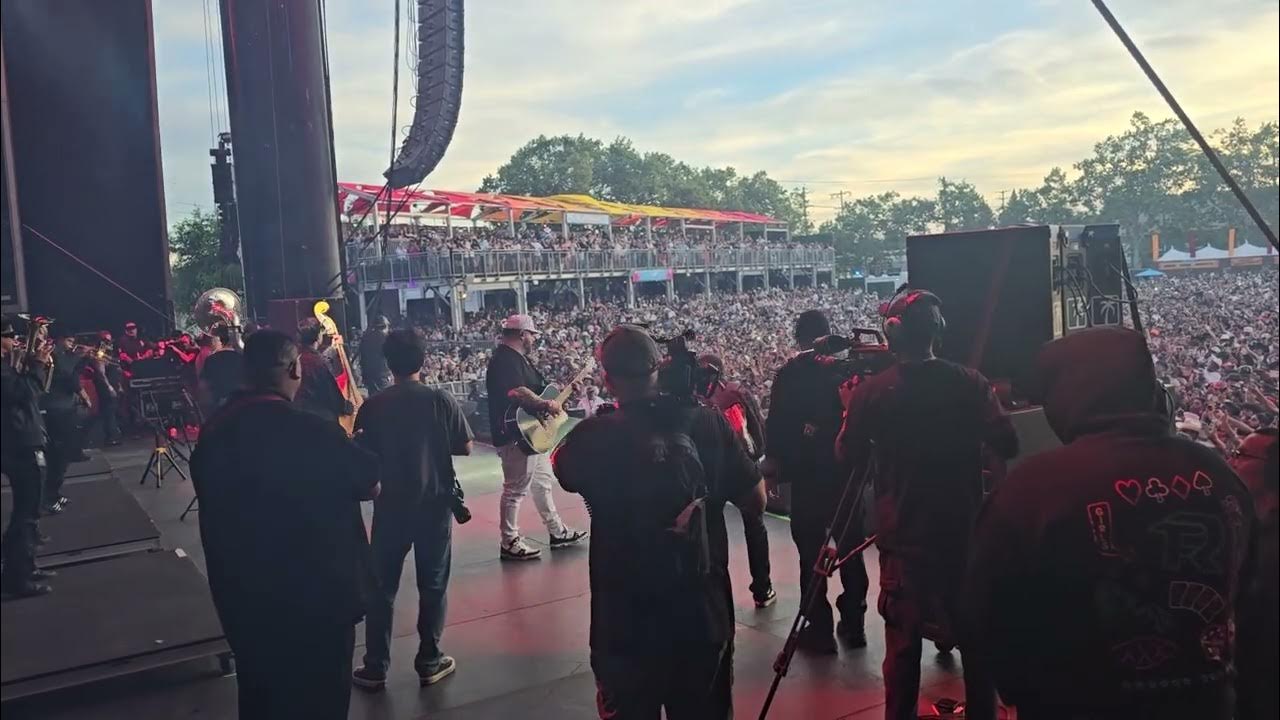 la onda napa CA 2024 Fuerza Regida igualito a mi apa backstage