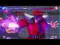 Street fighter 5 mysterious mod bison combo