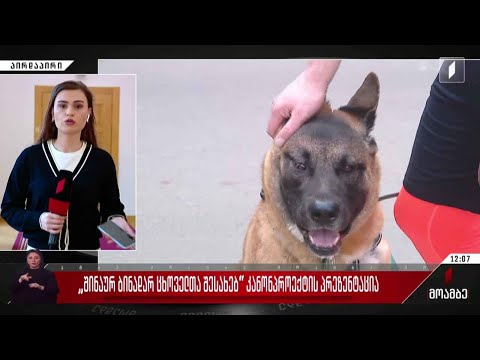 „შინაურ ბინადარ ცხოველთა შესახებ“ კანონპროექტის პრეზენტაცია