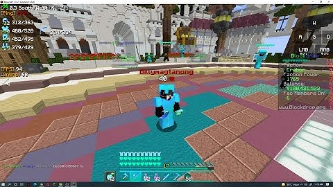 PvPing In Minecraft Blockdrop