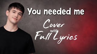 You Needed Me  Anne Murray  Rnb Soul Jazz Cover With S 