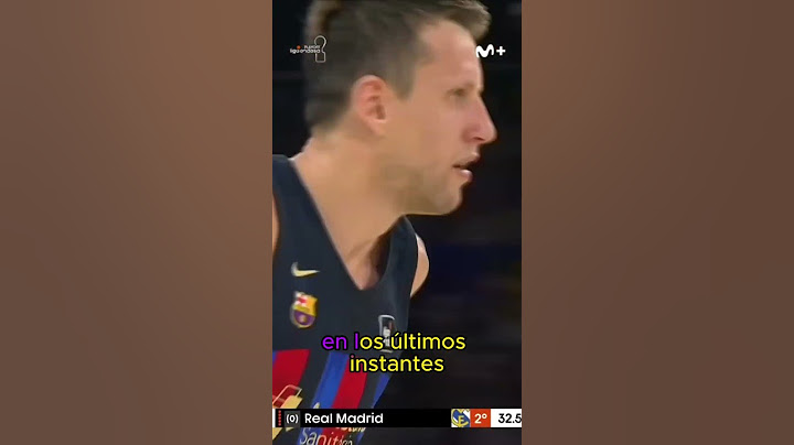 Final ACB Barça 86-85 R. Madrid.