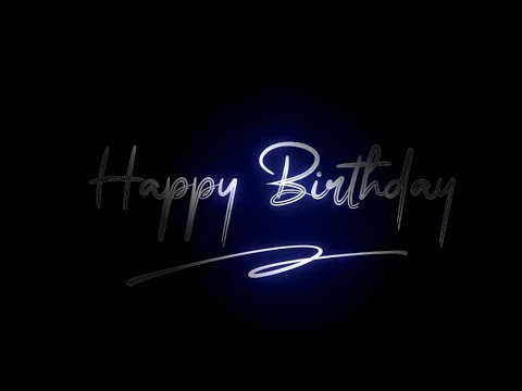 Happy Birthday Black