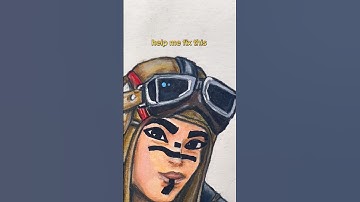 Help me fix this!😤❤️ #posca #art #fortnite