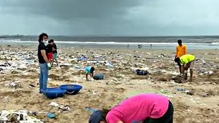 Волонтеры собрали 2,5 тонны мусора с пляжа в Мумбаи (новости)