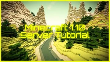 How to make a Minecraft 1.10 Vanilla Server | Easy to do!