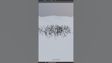 Создание реалистичной травы в Blender за 1 минуту! #3d #blender #blendertutorial #blenderanimation