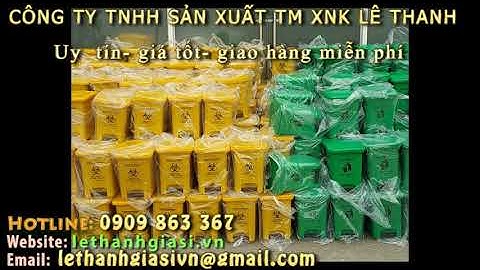 BÁN THÙNG RÁC Y TẾ GIÁ SỈ 15 LÍT, 20 LÍT, 30 LÍT TPHCM