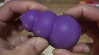 Kong Senior Dog Natural Rubber Toy, Large, Purple