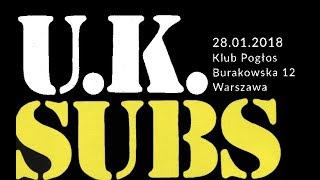 Download lagu U K SUBS LIve Pogłos Sunday 28 January 2018 Warsaw PL U K SUBS LIve Pogłos Sunday 28 January 2018 Warsaw PL