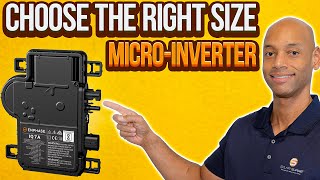 choose the right size micro-inverter (enphase iq8 series)