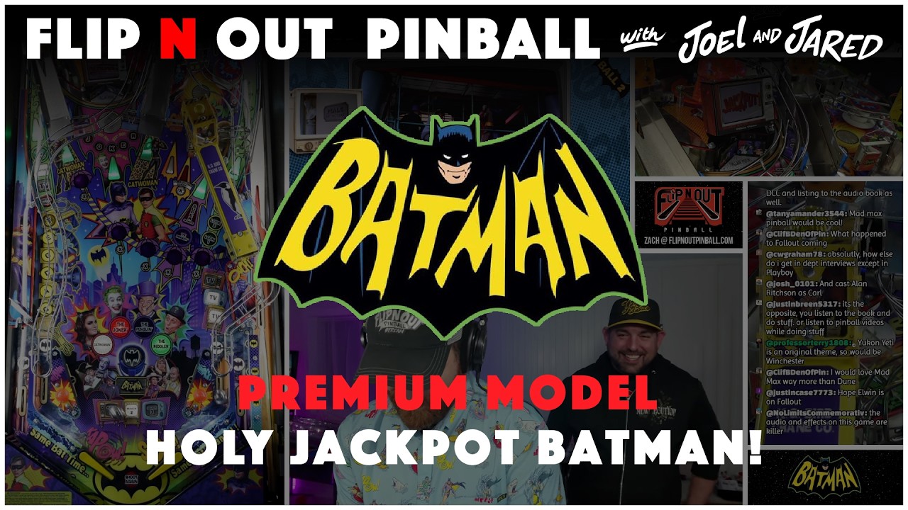 đź”´LIVE - Batman 66 Pinball Machine by Stern Pinball!