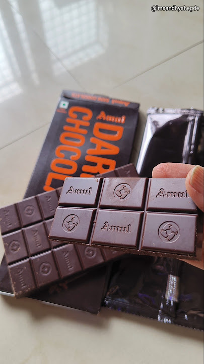 ASMR Amul Dark Chocolate Eating | Satisfying Crunch & Melt