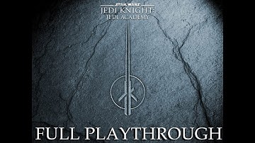 STAR WARS Jedi Knight: JEDI ACADEMY - FULL Game Playthrough 4K 60FPS HDR | Best Mods 2025