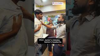 Junior Mistake, Senior Headache? 😂 IT Office Comedy | Best Software Training #coimbatore #developer