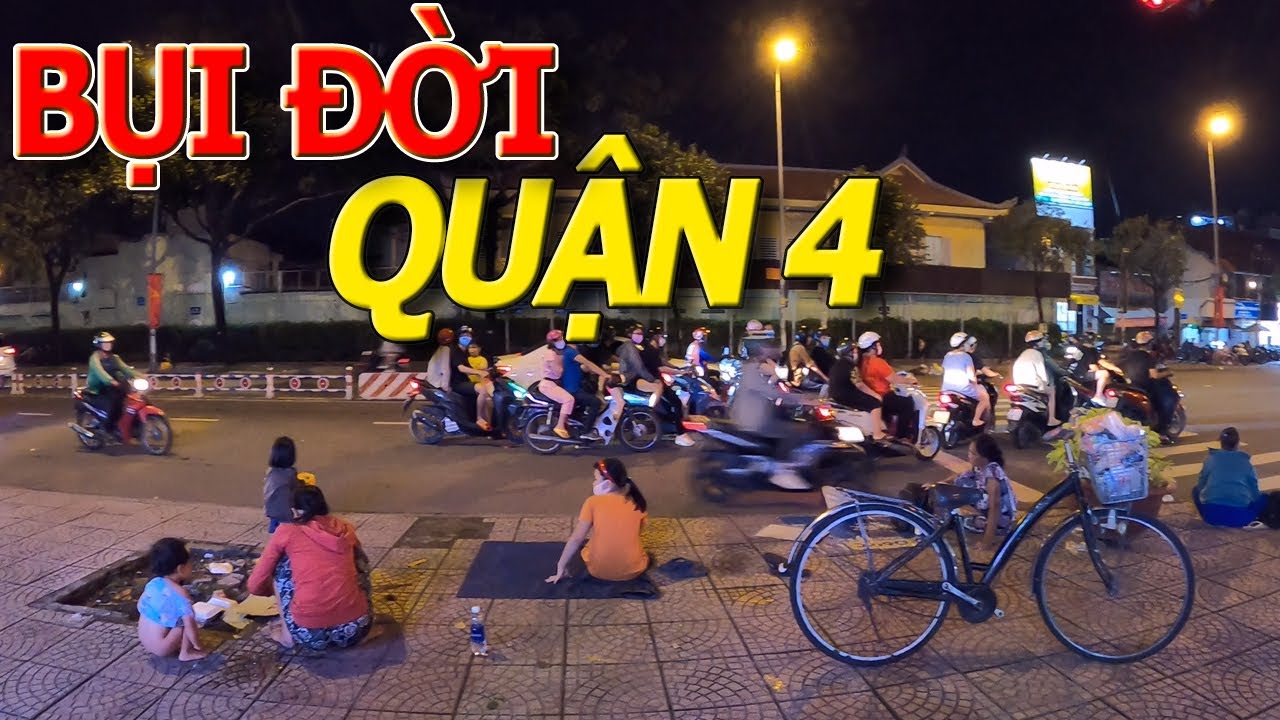 Rùng mình BỤI ĐỜI QUẬN 4 người ĂN XIN NHIỀU VÔ KỂ -... - youtube