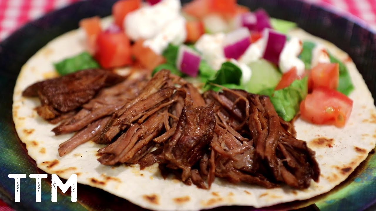 Slow Cooker Beef Taco Meat - YouTube