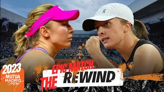 The Rewind: Iga Swiatek vs Ekaterina Alexandrova | Round of 16 | 2023 Mutua Madrid Open