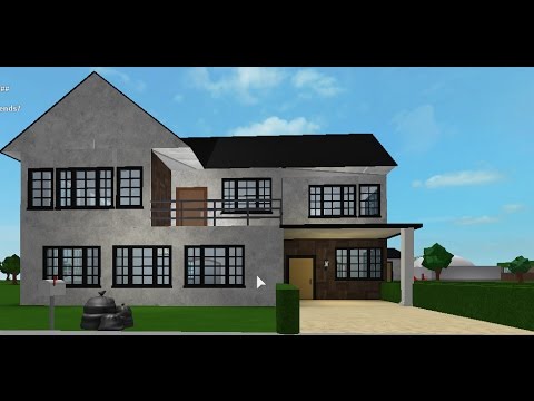  BloxBurg Speedbuild 2 Story Small House Part 2 YouTube