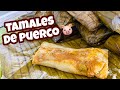 COMO HACER TAMALES DE CERDO O PUERCO🐷- guia y tips para principiantes, mi receta que NO FALLA‼️