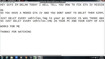 HOW TO FIX A MODDED GTA IV MISSING TEXTURES