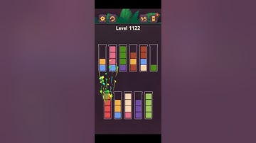 Complete Block King Sort Puzzle Level 1121 to Level 1125