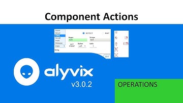 Alyvix Component Actions | Alyvix 3.0.2 | 5m10s