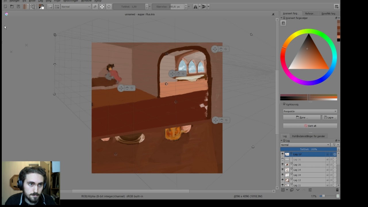 Trying to learn digital art Episode 2: perspective? - YouTube