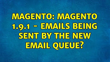 Magento: Magento 1.9.1 - Emails being sent by the new email queue?