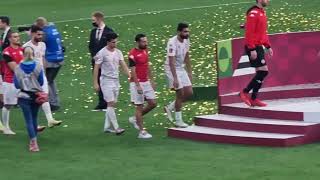 الجزائر و تونس نهائي كأس العرب ٢٠٢١ / مع مراسم تتويج الفائز بين الجزائر وتونس