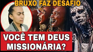 VEJA! BRUXO AFRICANO DESAFIA MISSIÓNARIA DA DEUS É AMOR E O SOBRENATURAL ACONTECEU