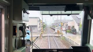 北陸鉄道浅野川線03系[普通][蚊爪~北鉄金沢]後方展望