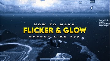 How To Make Sky Flicker & Glow Effect Like 777 | AE Tutorial